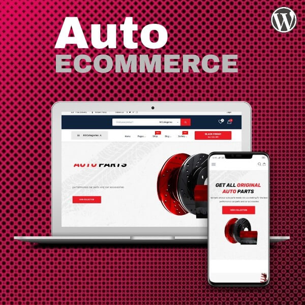 Auto ecommerce website design